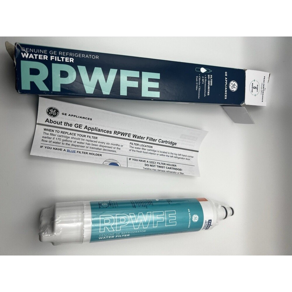 GE RPWFE Refrigerator Water Filter Genuine OEM NEW Open Box Unused